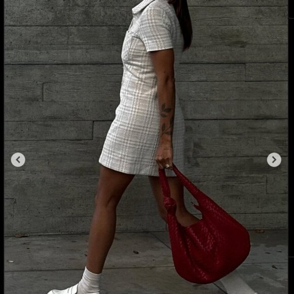 REVOLVE White Sheath Polo Mini Dress